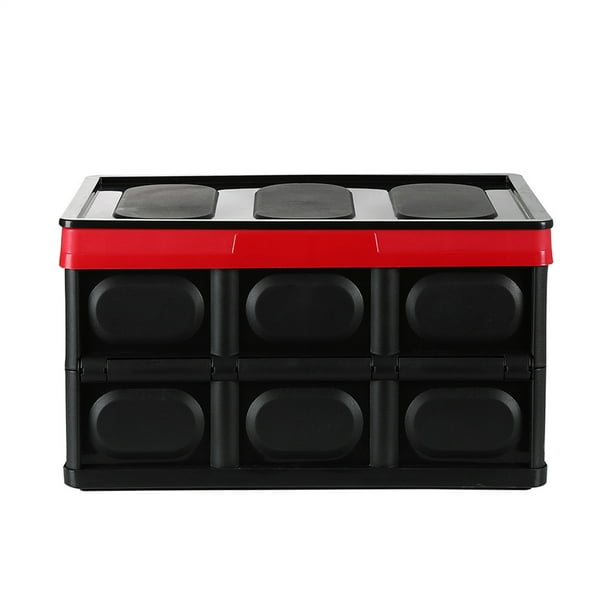 Details about 30L Collapsible Plastic Storage Box Car Stackable Folding Utility Crates w/Lid Details about 30L Collapsible Plastic Storage Box Car Stackable Folding Utility Crates w/Lid